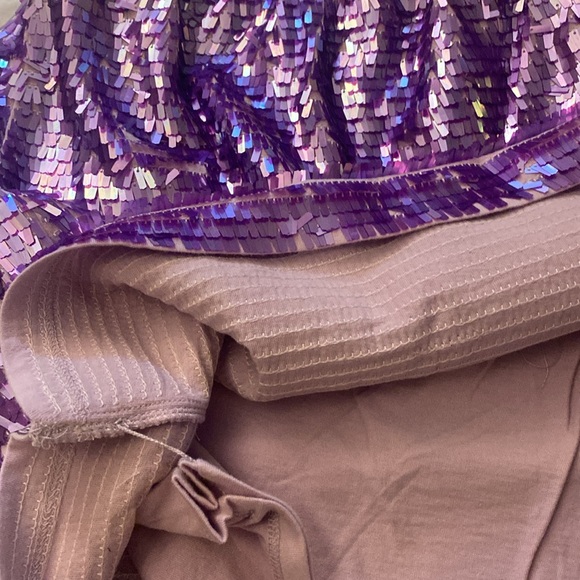 Crewcuts NWT J.CREW Girls sequin skirt purple size 12 - Picture 7 of 9